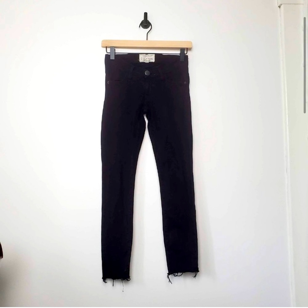 Current/Elliott x Hatch Maternity Stiletto Black Jeans (Size 24)